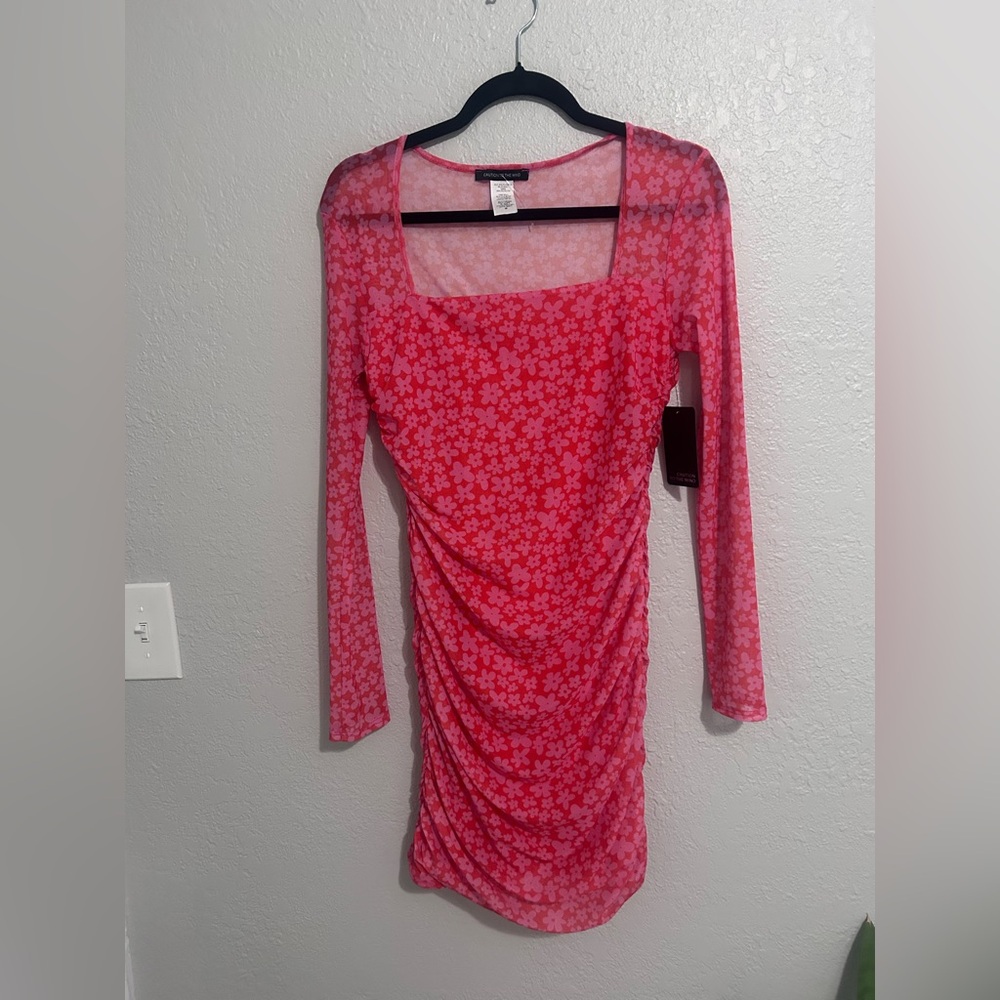 Caution to the wind: Floral Pink Dress.